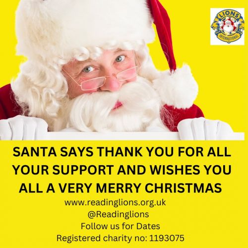 Santa says Thank You 2025 Santa says Thank You 2025